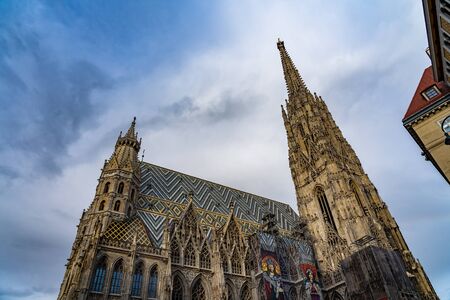 St Stephen's Cathedral in Vienna Wien, Austriaの写真素材