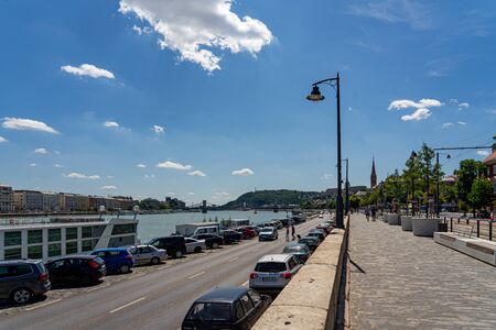 Panorama cityscape view in Budapest, Hungaryの写真素材