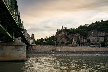 Szechenyi Chain Bridge in Budapest, Hungary