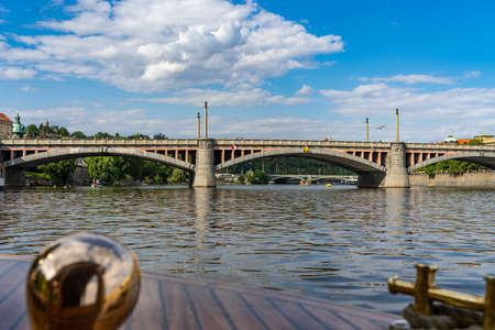 Manes Bridge Prague in Czech Republicのeditorial素材