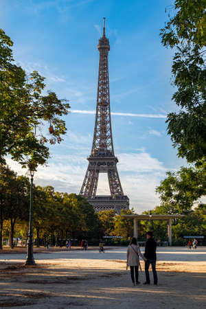 View of Tour Eiffel in Paris, Franceのeditorial素材