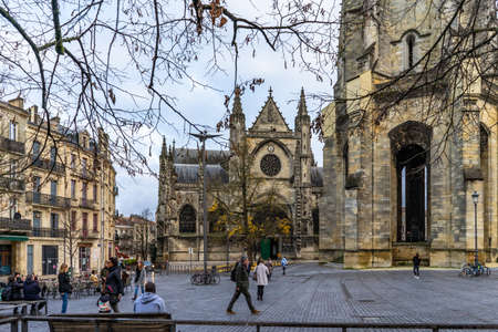 Basilique Saint Michel in Bordeaux, France.のeditorial素材