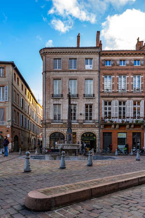 Cathedrale Saint Etienne in Toulouse, France.のeditorial素材