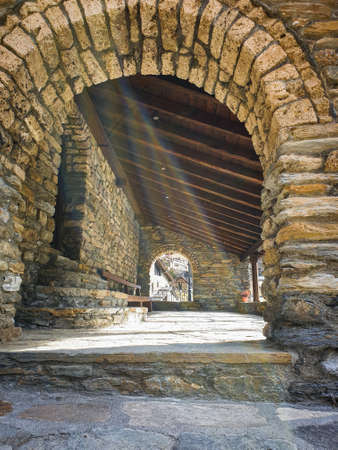 Pal Village in Andorra Pyrenees Mountainsの写真素材
