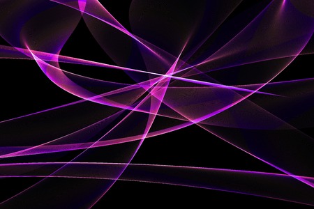 Nice elegant artwork with many neon linesの写真素材