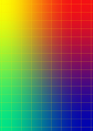 Spectrum color radial gradient background. High quality color space. Extra fine grain for perfect gradient printing without banding.の写真素材
