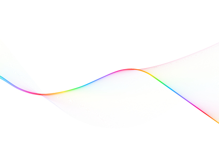 Abstract spectrum color big flame wave from many linesの写真素材