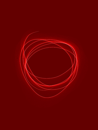 Abstract flame wave hand draw circles great for highlight things on your posterの写真素材