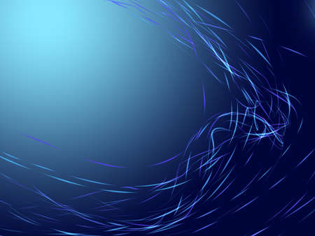 Abstract virtual futuristic color line draw background with smoth gradientの写真素材
