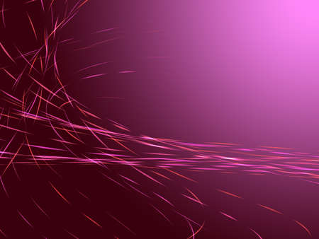 Abstract virtual futuristic color line draw background with smoth gradientの写真素材