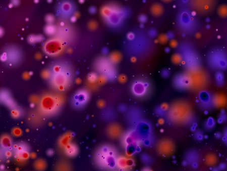 Very happy colorful background with lot of spectrum scattered bubbles
