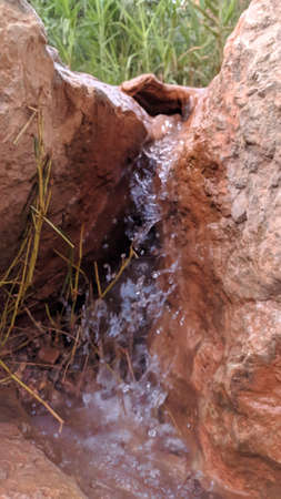 Mountains with water fall natural landscape and the beautiful views