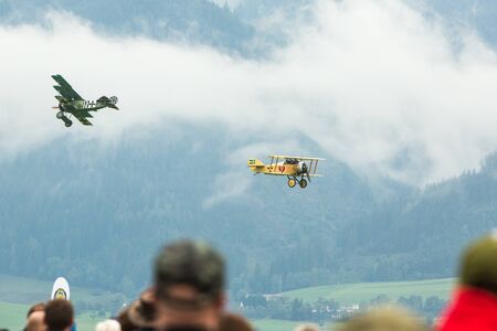 Zeltweg, Austria / Austria- SEPTEMBER 06 2019: Airpower 2019, air showのeditorial素材
