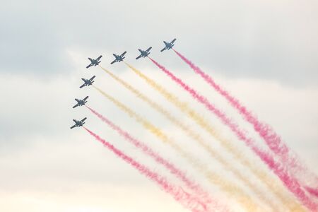 Zeltweg, Austria / Austria- SEPTEMBER 06 2019: Airpower 2019, air showのeditorial素材