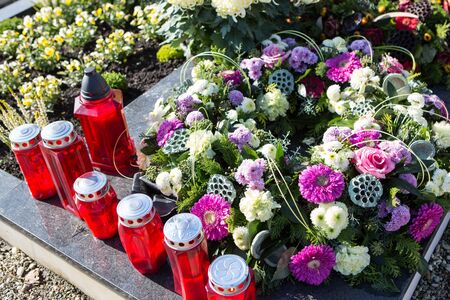 people remembering their loved ones who died