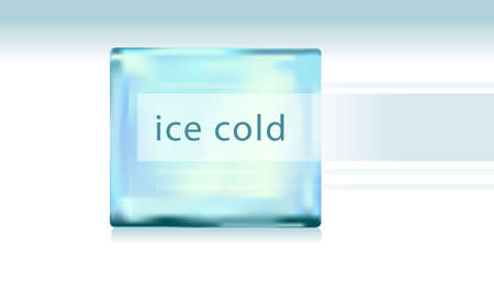 ice cube vectorのイラスト素材
