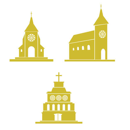 church iconsのイラスト素材