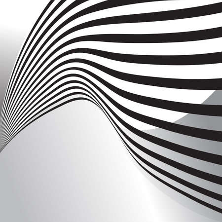 optical striped design background vectorのイラスト素材
