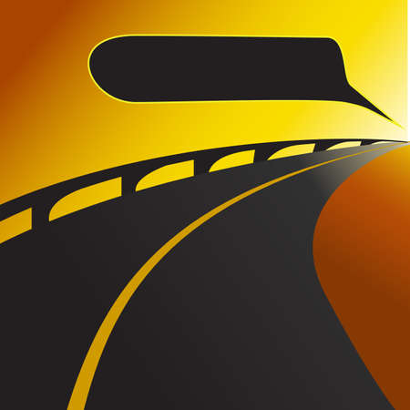 road or highway background vector illustrationのイラスト素材