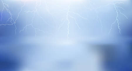 thunder lighting background vectorのイラスト素材
