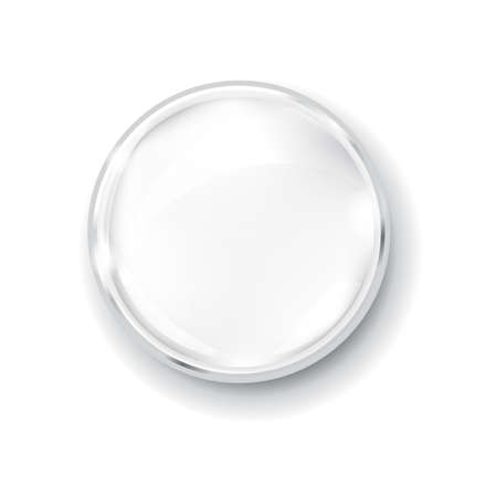 round metal badge vector elementのイラスト素材