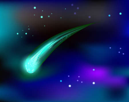comet vector backgroundのイラスト素材