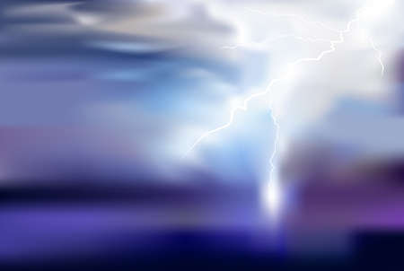 thunder, lighting vector backgroundのイラスト素材