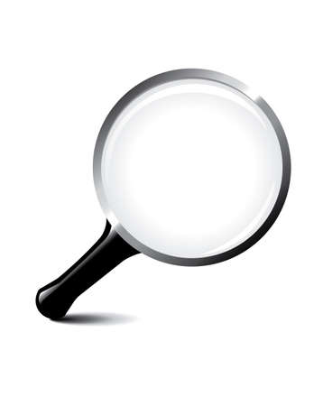 magnifying glass icon vector ilustrationのイラスト素材