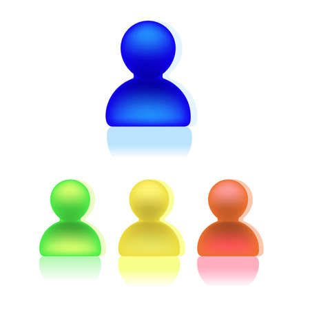 avatar, people icon set vectorのイラスト素材