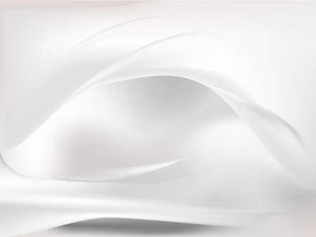 white silk smooth flow background vectorのイラスト素材