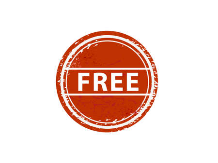 grunge stamp with usefull textures free textのイラスト素材