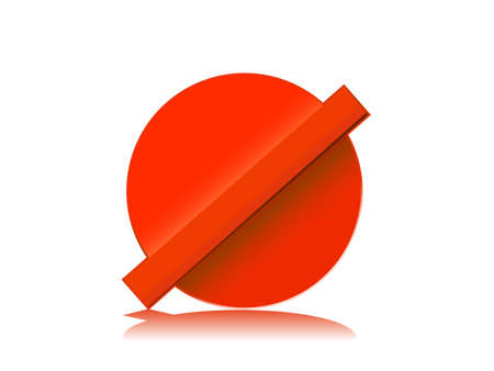 sign of stop and hand vector sign symbolのイラスト素材