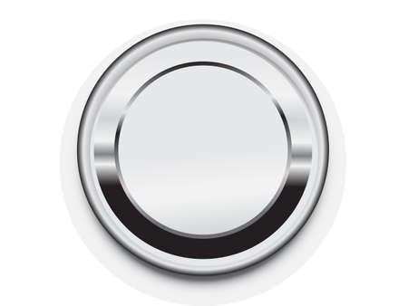 metal blank button frame vector design elemet