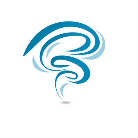 twister symbol vector sign of tornado spiralのイラスト素材