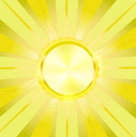 burst golden yelow background for designのイラスト素材