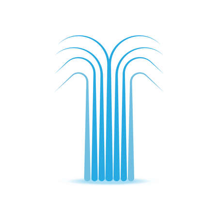 water fountain vector symbol icon illustrationのイラスト素材