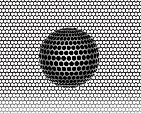 dotted background morphing designのイラスト素材