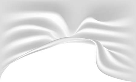 abstract white background with smooth linesのイラスト素材