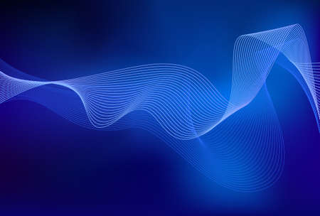 abstract flowing water wave vector background design elementのイラスト素材