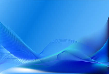 abstract flowing water wave vector background design elementのイラスト素材