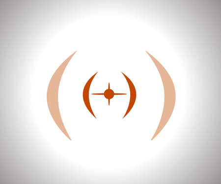 Crosshair, reticle, viewfinder, target graphicsのイラスト素材