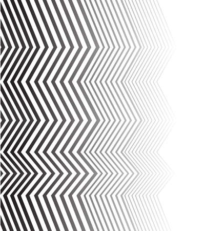black and white mobious wave stripe optical abstract designのイラスト素材