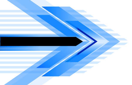 abstract blue arrow background. technology backdrop, motion bannerのイラスト素材