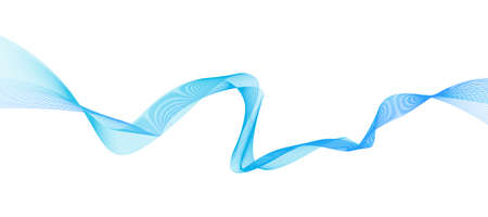 Abstract grey wave isolated on white background. illustration for modern business design. Futuristic wallpaper. Cool element for presentationのイラスト素材