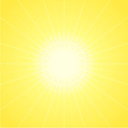 yellow sun symbol set, sign, iconのイラスト素材