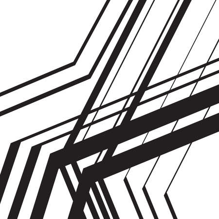 abstract black lines background design elementsのイラスト素材