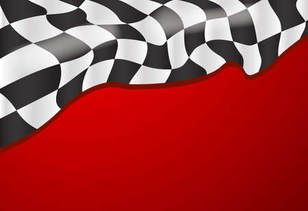 race flag  background vector illustrationのイラスト素材