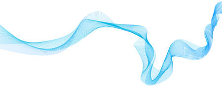 Abstract grey wave isolated on white background. illustration for modern business design. Futuristic wallpaper. Cool element for presentationのイラスト素材