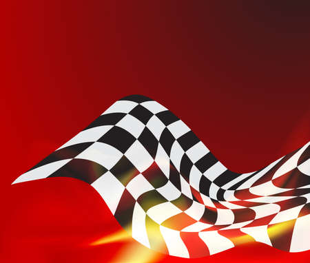 race flag background illustrationのイラスト素材