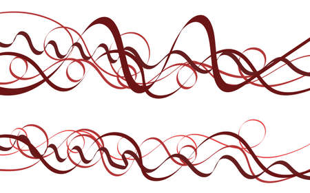 abstract wave background curve motion lines graphic waving  banner templateのイラスト素材